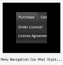 Menu Navigation Css Html Style Win7 Creating Menus And Html