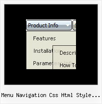Menu Navigation Css Html Style Win7 Examples Of Menu Editor