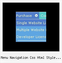 Menu Navigation Css Html Style Win7 Simple Javascript Layer Menu