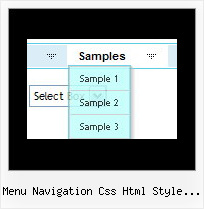 Menu Navigation Css Html Style Win7 Drop Down Menus In Javascript