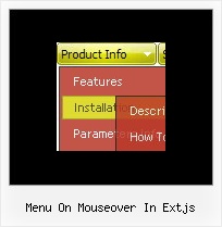 Menu On Mouseover In Extjs Java Tree Menu Example