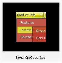 Menu Onglets Css Dropdown In Dhtml
