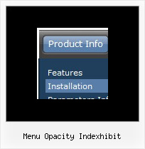 Menu Opacity Indexhibit Dynamic Menu Java Example