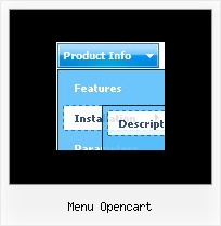 Menu Opencart Navigation Bar Sample