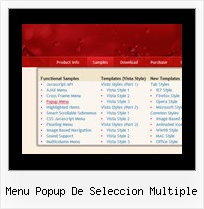 Menu Popup De Seleccion Multiple Vertical Menu On Top Of Frame Tutorial