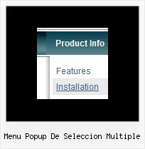 Menu Popup De Seleccion Multiple Sample Javascript Style Sample