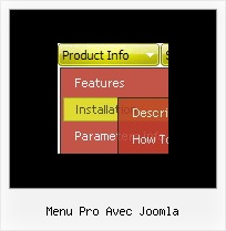 Menu Pro Avec Joomla Web Drop Menu