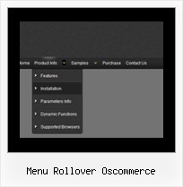 Menu Rollover Oscommerce Menu Static Script