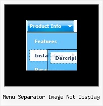 Menu Separator Image Not Display Javascript Menu Editor