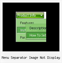 Menu Separator Image Not Display Sample Menu Code For Website