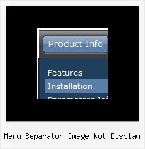 Menu Separator Image Not Display Javascript Horizontal Menu Bar
