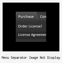 Menu Separator Image Not Display Javascript Menu Frame Support