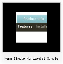 Menu Simple Horizontal Simple Dhtml Javascript Dropdown Menu