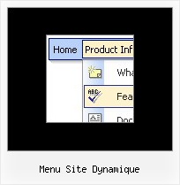 Menu Site Dynamique Javascript Menubar Generator