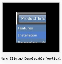 Menu Sliding Desplegable Vertical Fireworks Drop Down Menu Example