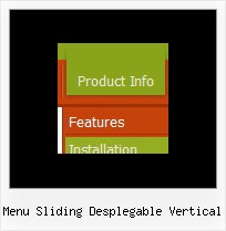 Menu Sliding Desplegable Vertical Tool Net Webmenu Dhtml