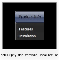 Menu Spry Horizontale Decaller Ie Creating Rollover Drop Down Menus In Javascript