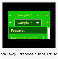 Menu Spry Horizontale Decaller Ie Dropdown Menu Html Sample