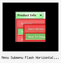 Menu Submenu Flash Horizontal Ejemplos Develop Web Navigation