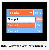 Menu Submenu Flash Horizontal Ejemplos Xp Style Web Design