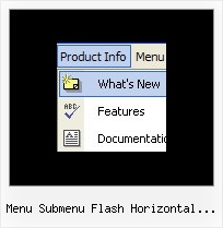 Menu Submenu Flash Horizontal Ejemplos Mouseover Javascript