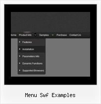 Menu Swf Examples Dhtml Drop Down Horizontal Menu