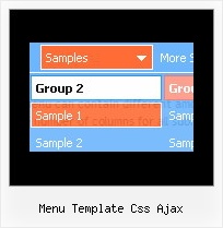 Menu Template Css Ajax Js Javascript