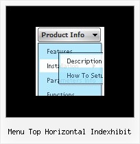 Menu Top Horizontal Indexhibit System Menu Separator Style Download