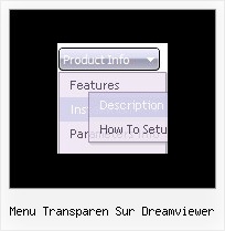 Menu Transparen Sur Dreamviewer Drop Down Menu Of States