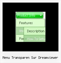Menu Transparen Sur Dreamviewer Popmenu In Fireworks
