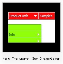 Menu Transparen Sur Dreamviewer Sliding Web Menu