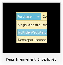 Menu Transparent Indexhibit Menu Bar Examples