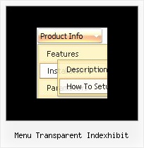Menu Transparent Indexhibit Example Menu Javascript