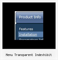 Menu Transparent Indexhibit Creating Mouseover Menus