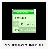 Menu Transparent Indexhibit Site Menus