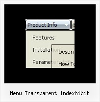 Menu Transparent Indexhibit Javascript Multiple Pull Down Menus