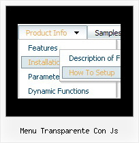 Menu Transparente Con Js Browser Popup Menu Over Frames