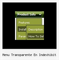 Menu Transparente En Indexhibit Web Menu Tutorial