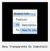 Menu Transparente En Indexhibit Ejemplos Menus Desplegables En Javascript
