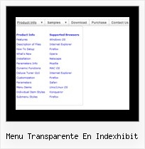 Menu Transparente En Indexhibit Pop Up Menu Scripts