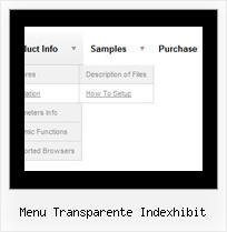 Menu Transparente Indexhibit Simple Pop Up Menu Javascript