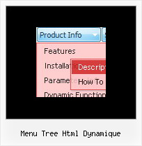 Menu Tree Html Dynamique Templates Scripts Menu