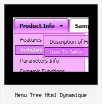 Menu Tree Html Dynamique Popup Menu Using