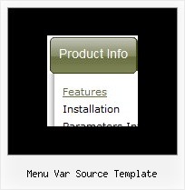 Menu Var Source Template Code Of Menu Bar On Html