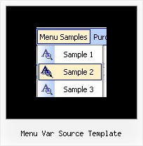 Menu Var Source Template Hover Menu Item Dhtml Expand