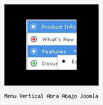 Menu Vertical Abra Abajo Joomla Transparent Navigation Dhtml