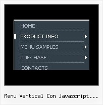 Menu Vertical Con Javascript Ejemplos Java Html Menu Tree