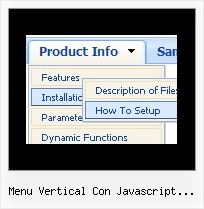 Menu Vertical Con Javascript Ejemplos Dhtml Cross Browser