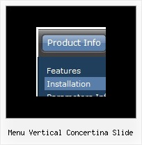 Menu Vertical Concertina Slide Javascript Best Horizontal Menu