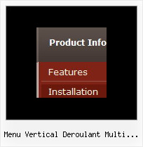 Menu Vertical Deroulant Multi Niveaux Floating Navigation Scroll